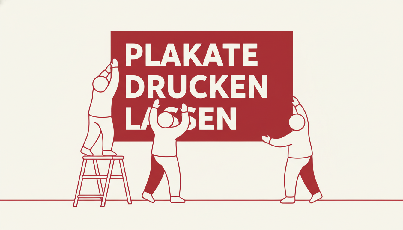 Plakate drucken lassen: Dein Guide für Plakatwerbung & Außenwerbung